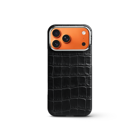 iPhone Case 17 & 18 - Alligator - Black
