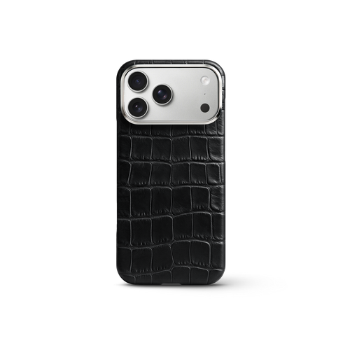 iPhone Case 17 & 18 - Alligator - Black