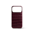 iPhone Case 17 & 18 - Alligator - Burgundy