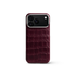 iPhone Case 17 & 18 - Alligator - Burgundy