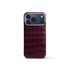 iPhone Case 17 & 18 - Alligator - Burgundy