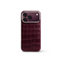 iPhone Case 17 & 18 - Alligator - Burgundy