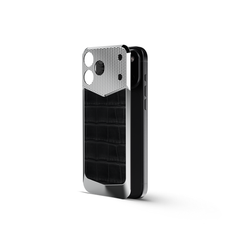 iPhone Case / EV18 - Magnetic Shield Alligator Edition - Black