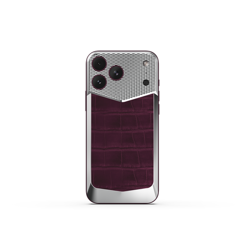 iPhone Case / EV18 - Magnetic Shield Alligator Edition - Burgundy