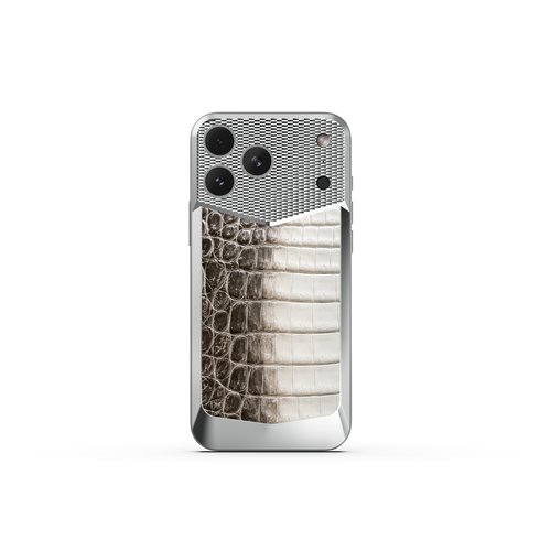 iPhone Case / EV18 - Magnetic Shield Crocodile Edition - Himalaya
