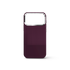 iPhone Case 17 & 18 - Vegan Leather - Burgundy