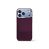 iPhone Case 17 & 18 - Vegan Leather - Burgundy