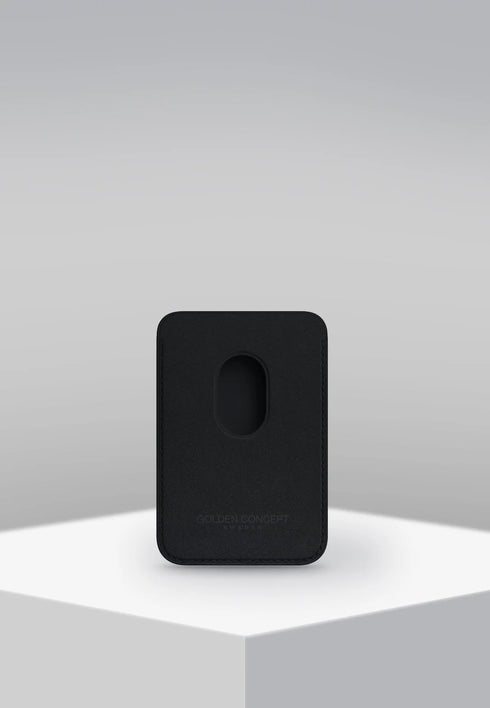 iPhone wallet - Croco Embossed Leather Gold Logo