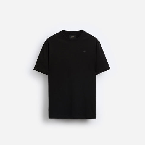 T-Shirt - Black Embroidery