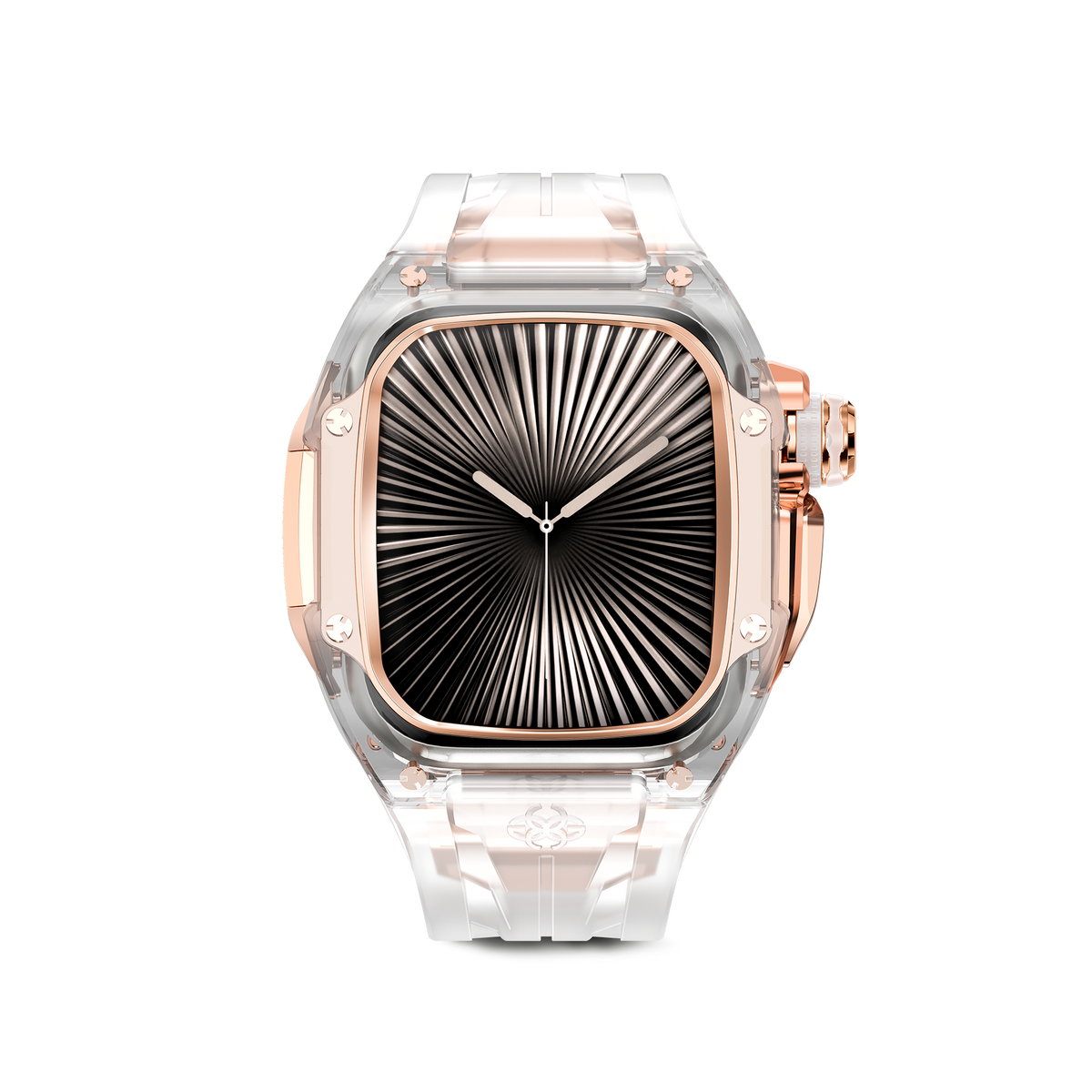 Crystal Rose Apple Watch Case for new Series 10 | Golden Crystal Rose Apple Watch Case for new Series 10 | Golden