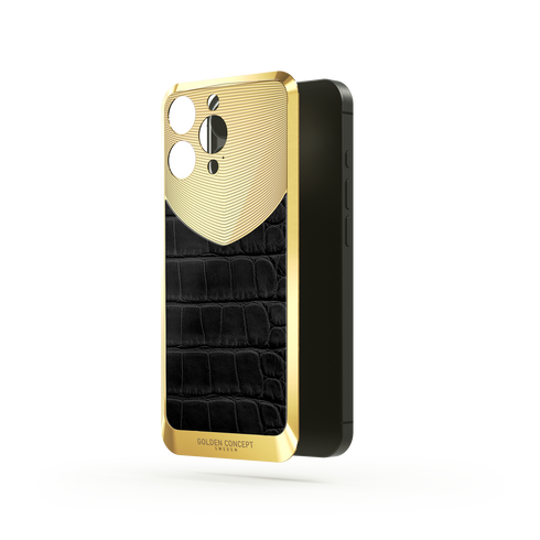 iPhone Case / RST16 - Magnetic Shield Alligator Edition - Black